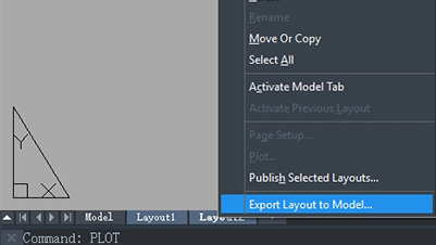 Layout Export  