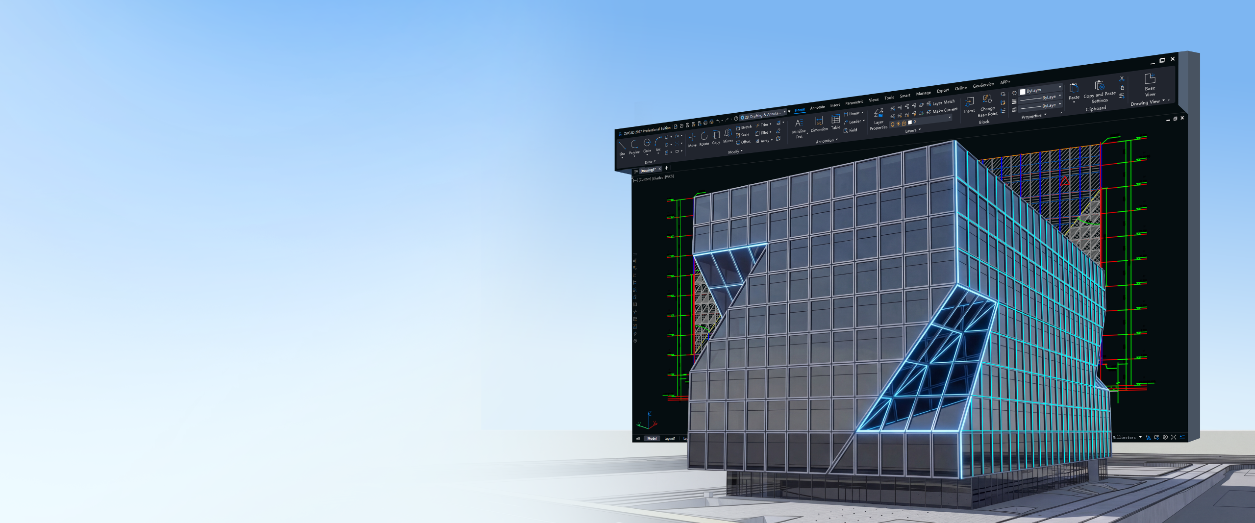 ZWCAD 2026 cad software - program za 2D i 3D tehničko crtanje - trajna licenca